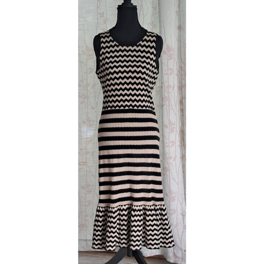 Kate Spade Knit Sweater Dress with Stripes